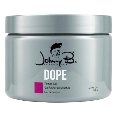 Dope Texture Gel Johnny B. offre la tenue d'un gel et la malléabilité d'une pommade, ce gel est soluble à l'eau et donne beaucoup de brillance.