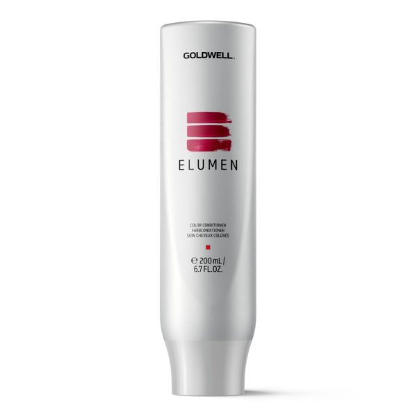 GOLDWELL Elumen conditionneur cet après-shampooing est dédié à prolonger la brillance et l'intensité des colorations Elumen.
