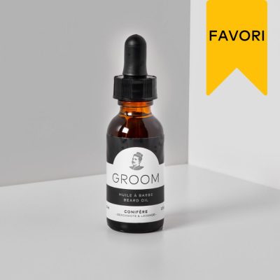 Huile à Rasage Conifère bergamote&lavande Groom procure une hydratation et un meilleur confort lors du rasage.