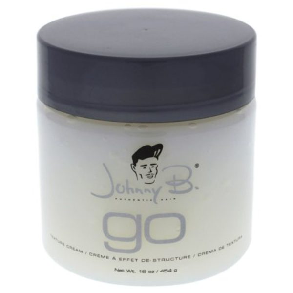Go Texture Cream Johnny B. Cette crème coiffante légère sèche rapidement et est recommandée pour les cheveux fins à moyens. Tenue 7/10.