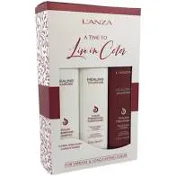 Contient 1- Shampoing Color Preserving 300ml : Contient des agent anti-décoloration et des protecteur de couleur. La coloration dure plus longtemps                1- revitalisant Color_preserving 250ml :`Contient des nutriments essentiels pour maintenir la santé des cheveux colorés               1- Traitement Trauma 150ml : Contient un mélange d'acides aminées et de céramides essentiels pour maximiser la santé des cheveux colorés