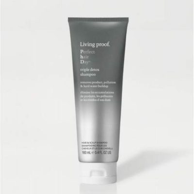 Living Proof Perfect Hair Day Triple Detox Shampoo 160ml est un shampoing détoxifiant sans parabens ni sulfates. Pour tous types de cheveux.