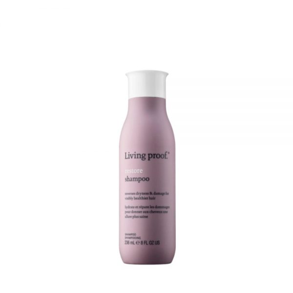 Living Proof Restore Shampoo 236mL est un shampoing réparateur pour les cheveux secs et abîmés. Il n'altère pas la coloration.