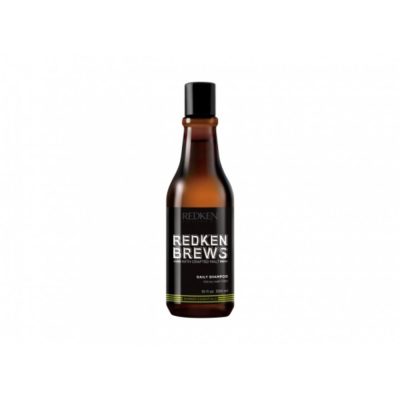 Redken Brews Shampoing quotidien nettoie efficacement sans dessécher le cuir chevelu et sans décaper les cheveux.