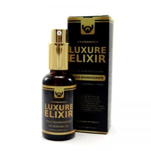Luxure Elixir Huile nourrissante Agit a titre de parfum, combat les pellicules, nourrit cheveux et poils. Adoucit et revitalise. Favorise une croissance saine.
