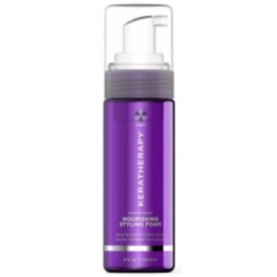 Keratherapy mousse coiffante nourrissante infusée de keratine 178 ml