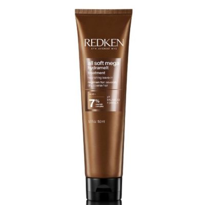 Traitement All Soft mega hydramelt Redken est un soin nourrissant sans rinçage pour les cheveux extrêmement secs. Avec une formule PH balancé.