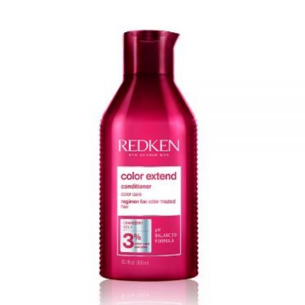 Après-Shampoing color extend Redken est un soin pour les cheveux colorés. Avec de l'huile de canneberge et une formule de PH balancé.