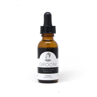 GROOM Huile à barbe Beard Oil Citrus herbes&mer 1oz