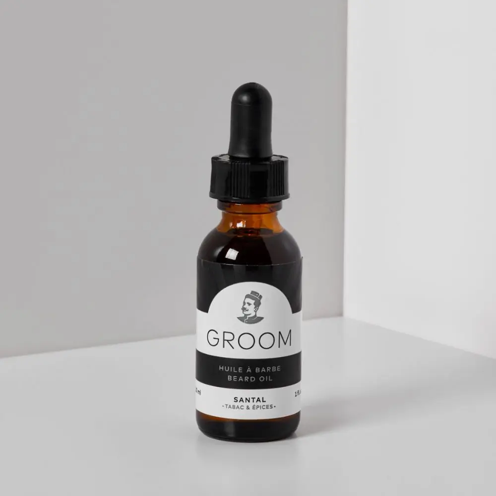 Groom huile a barbe santal