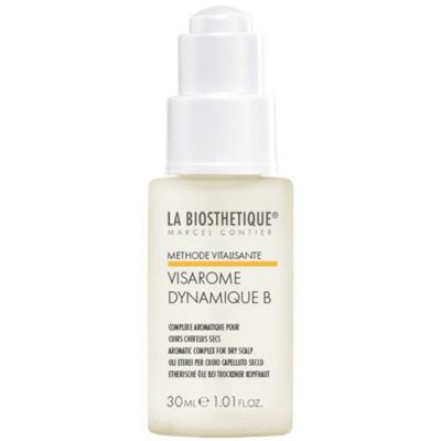 Visarome Dynamique B Methode Vitalisante 30mL  Les huiles essentielles purement naturelles stimulent efficacement la circulation du cuir chevelu et libèrent les blocages quotidiens. Les fonctions naturelles du cuir chevelu sont activées grâce au complexe d'aromathérapie équilibrant. 