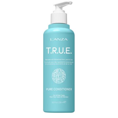 L'Anza TRUE Pure Conditioner, un revitalisant hydratant, sans silicone et profondément nourrissante. Combattre les frisottis et ajouter de la brillance.