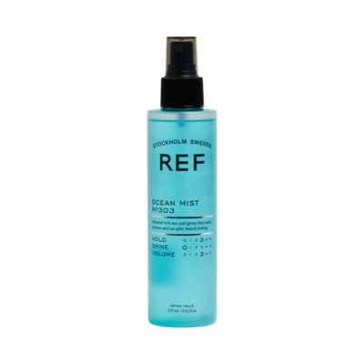 REF OCEAN MIST N°303 Un brouillard de sel marin riche en minéraux qui crée un look naturel après la plage. Tous les types de cheveux.