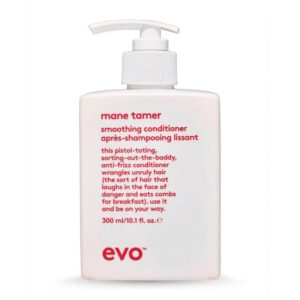 EVO Après-shampooing lissant renforcer et adoucir les cheveux. Aide à donner le contrôle du style tout en améliorant la brillance et la maniabilité. Sans gluten.