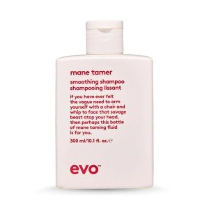 EVO Shampoing lissant pour nettoyer et fortifier les cheveux. Aide à donner le contrôle du style. Les protéines sans gluten aident à protéger la couleur.