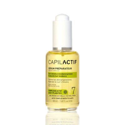 Capilactif Complexe préparateur a été spécialement formulé pour éliminer les pellicules et rééquilibrer le cuir chevelu. Un complexe actif aux 7 plantes.