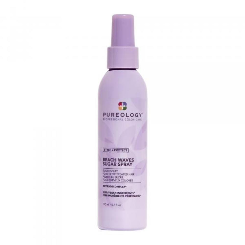 Pureology Beach Waves - Sugar Spray, un spray sucré non desséchant qui crée des ondulations effet plage. Formule sans sulfate, 100 % végétalienne.