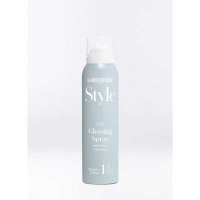 La Biosthetique Glossing Spray offre une brillance chatoyante longue durée et des reflets lumineux intenses sans silicones.