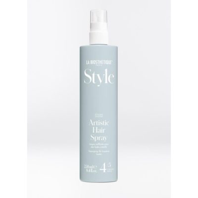 La Biosthetique Laque capillaire sans silicone et sans aérosol permet de réaliser des coiffures originales et créatives qui tiennent toute la journée.